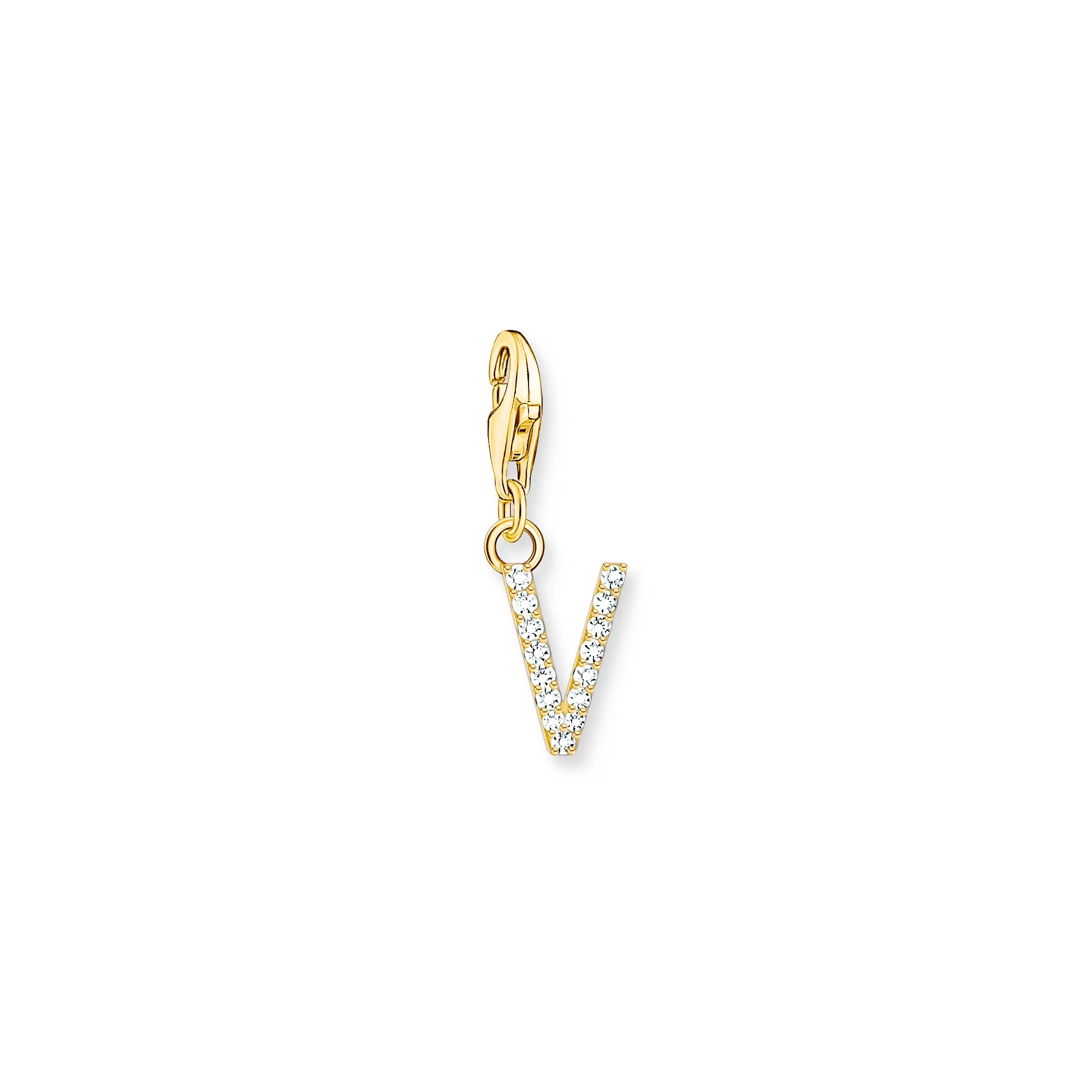 Thomas Sabo Gold CZ Initials A-Z Charms - Image 24