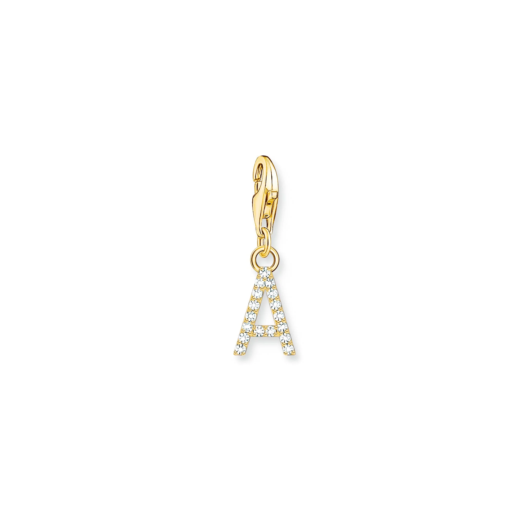 Thomas Sabo Gold CZ Initials A-Z Charms - Image 3