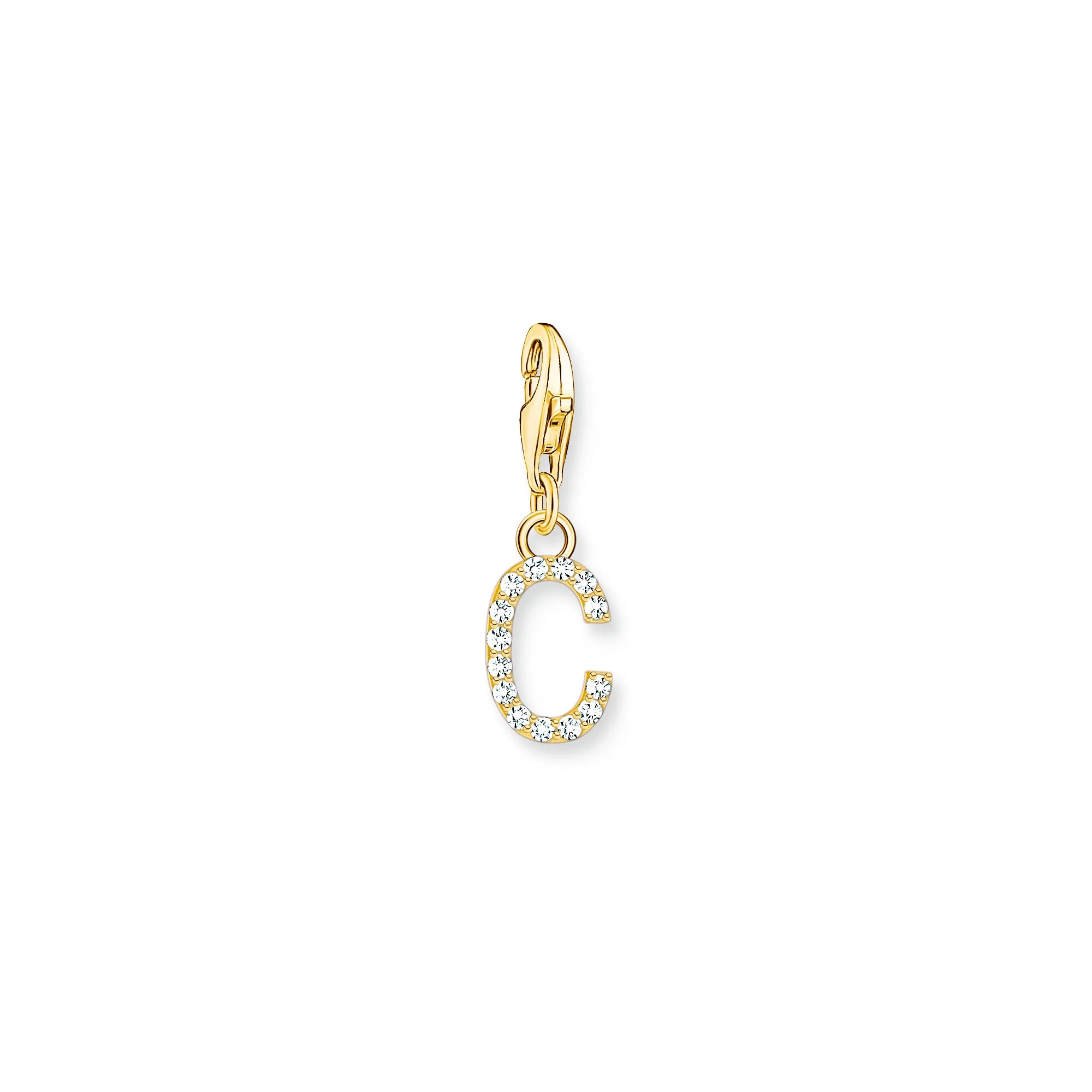 Thomas Sabo Gold CZ Initials A-Z Charms - Image 5