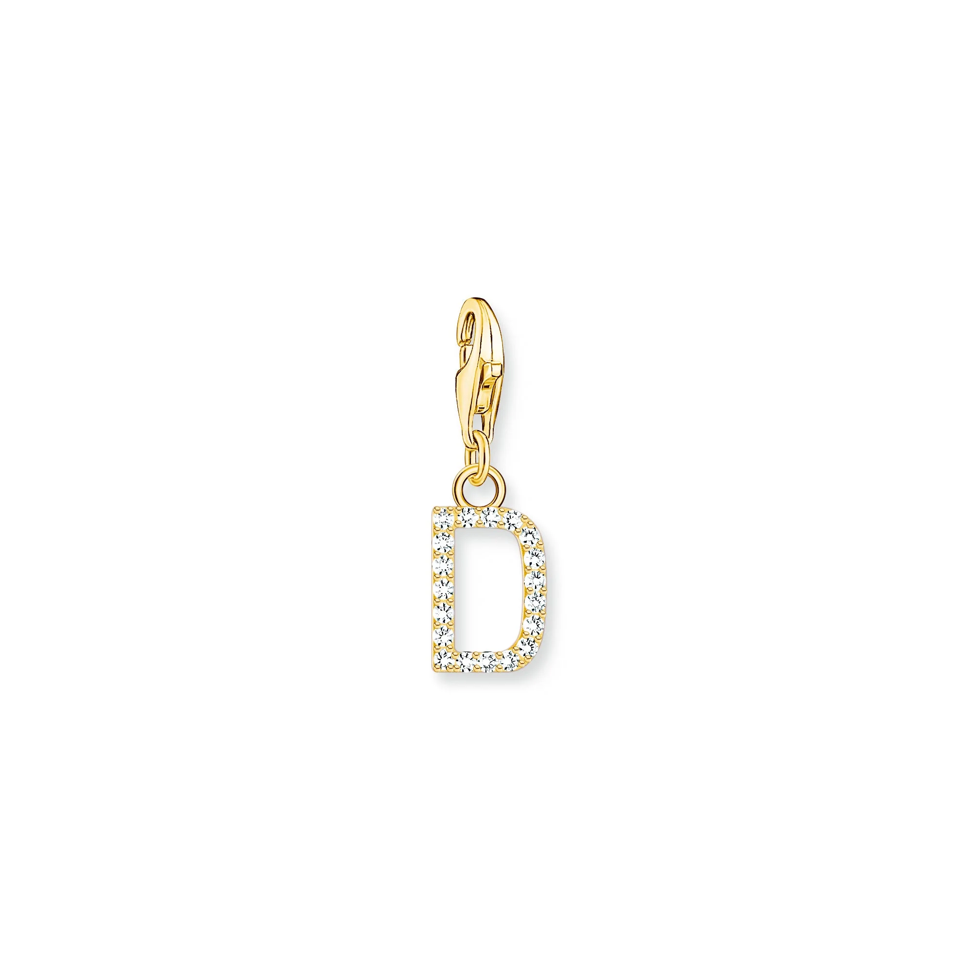 Thomas Sabo Gold CZ Initials A-Z Charms - Image 6