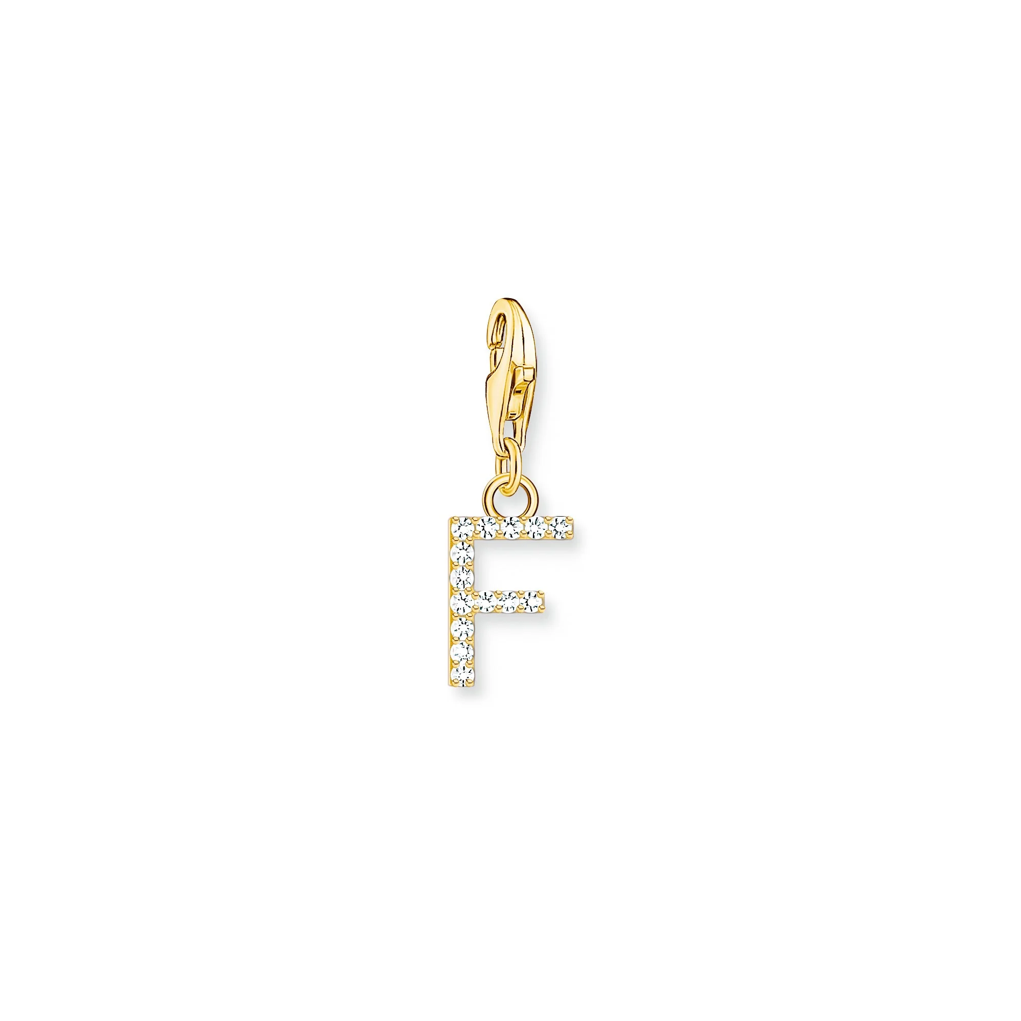 Thomas Sabo Gold CZ Initials A-Z Charms - Image 8