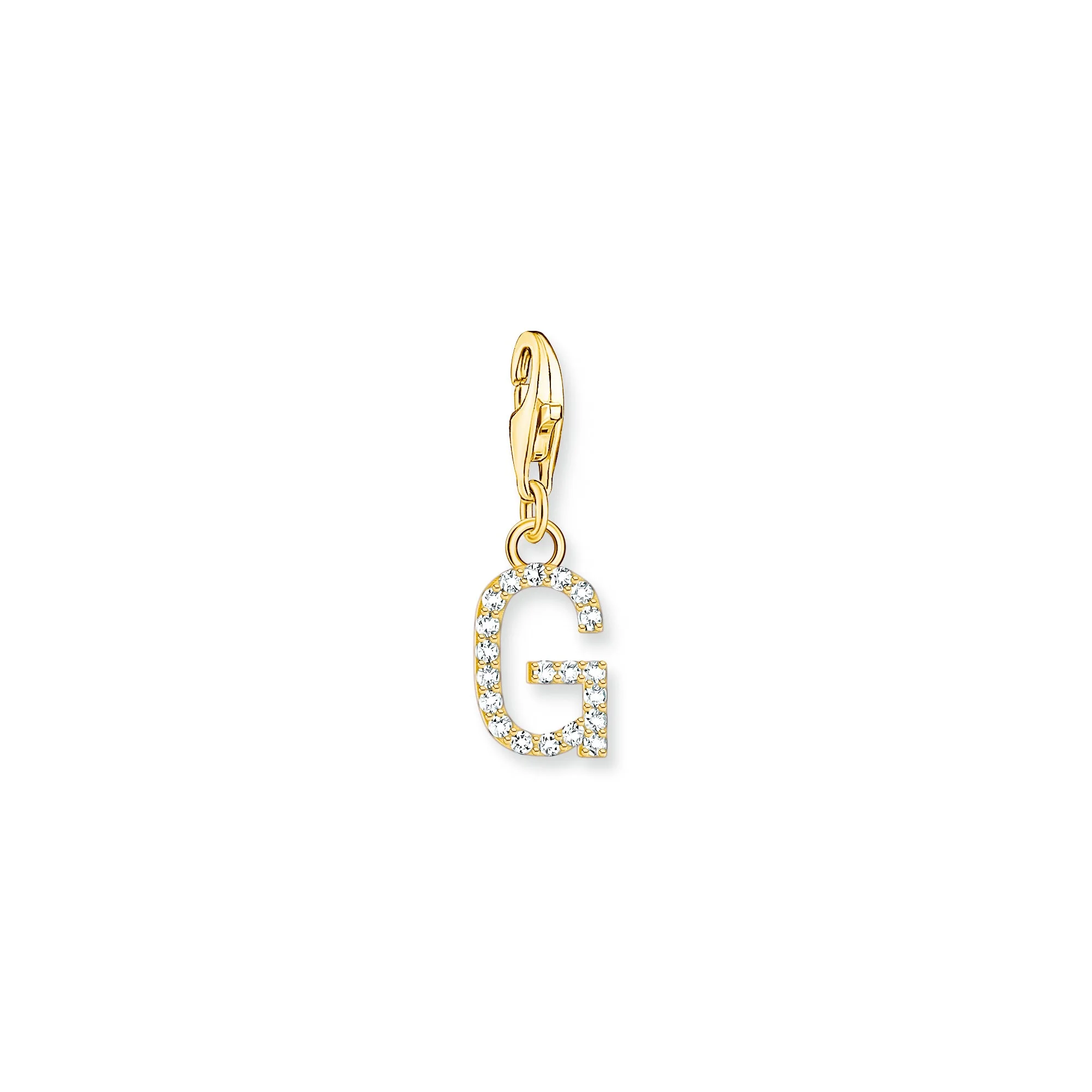 Thomas Sabo Gold CZ Initials A-Z Charms - Image 9