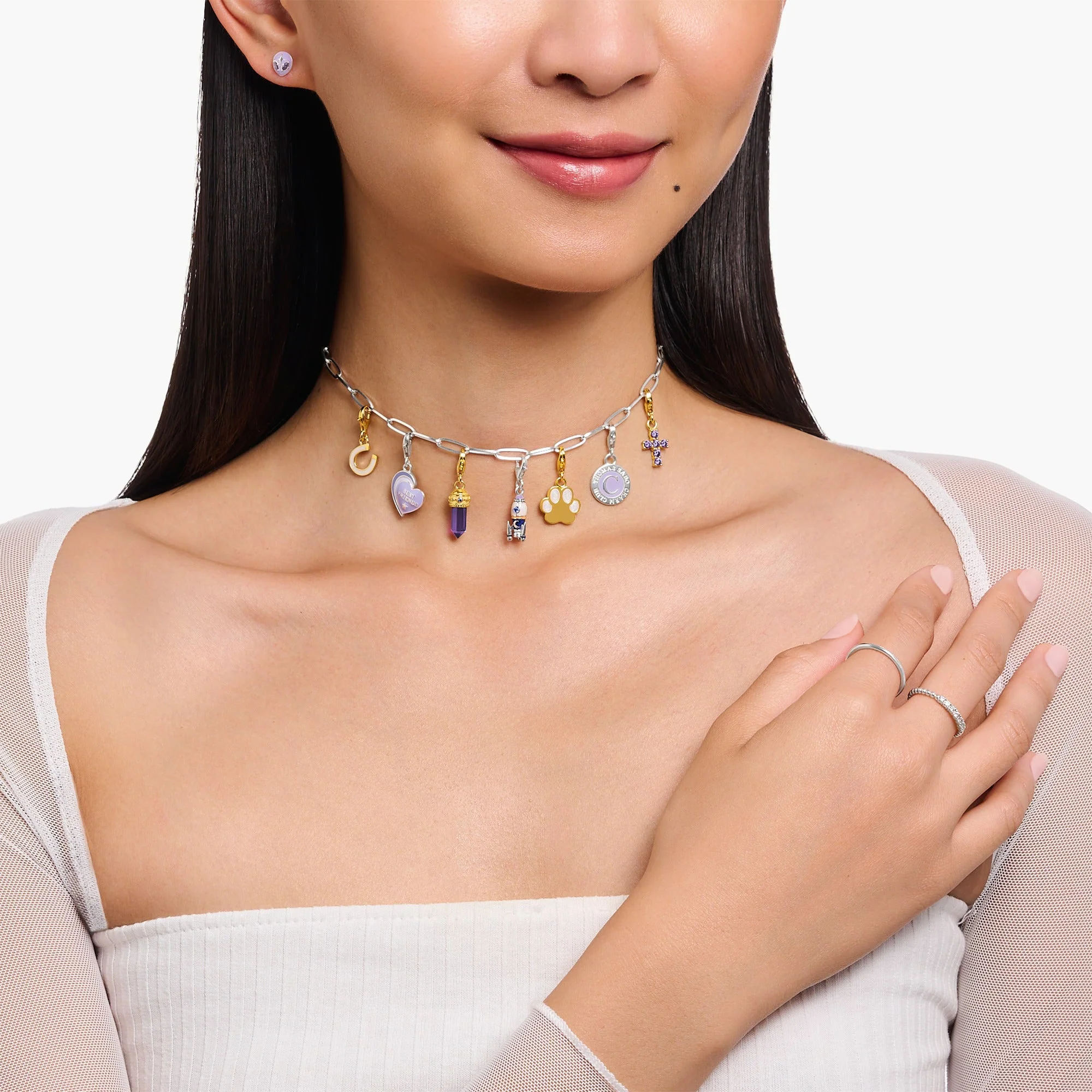 Thomas Sabo Gold Paw Charm - Image 3