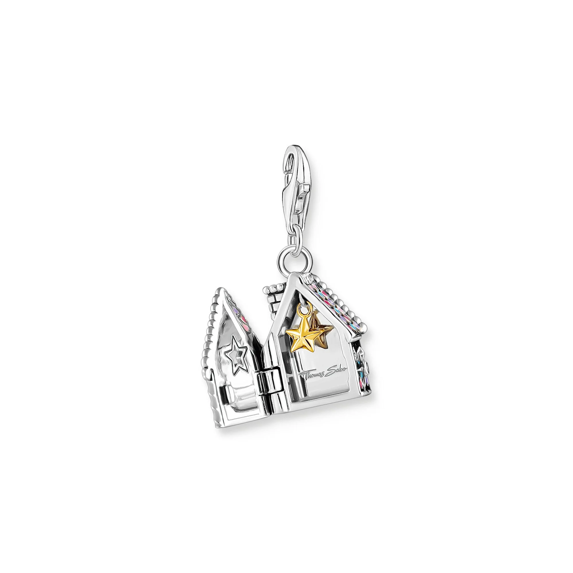 Thomas Sabo Silver Gingerbread House Charm - Image 3