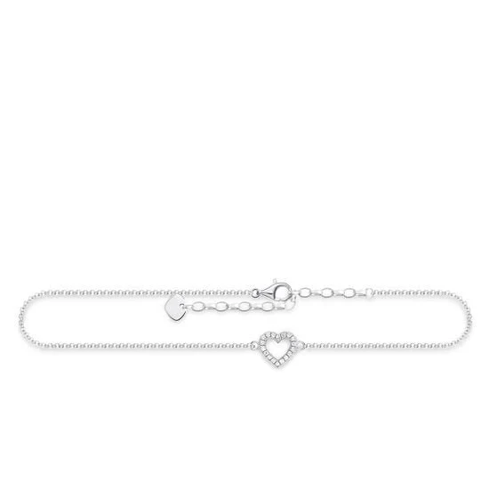 Thomas Sabo Silver Heart Anklet