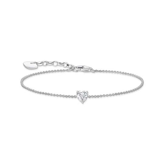 Thomas Sabo Silver Heart Zirconia Bracelet