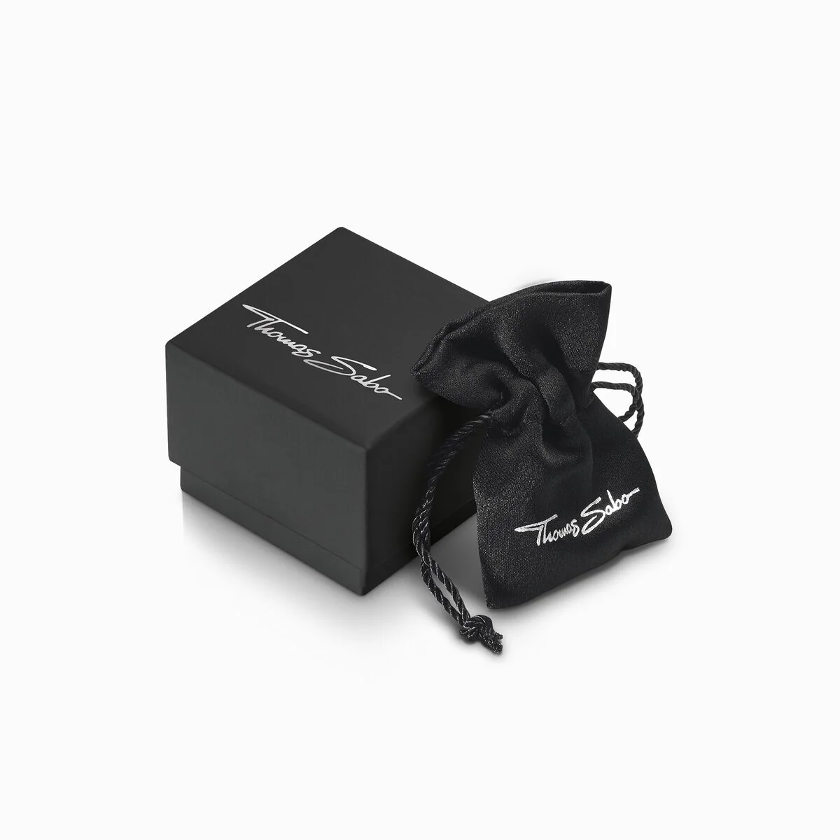 Thomas Sabo Silver Hoop Bow Earrings - Image 2