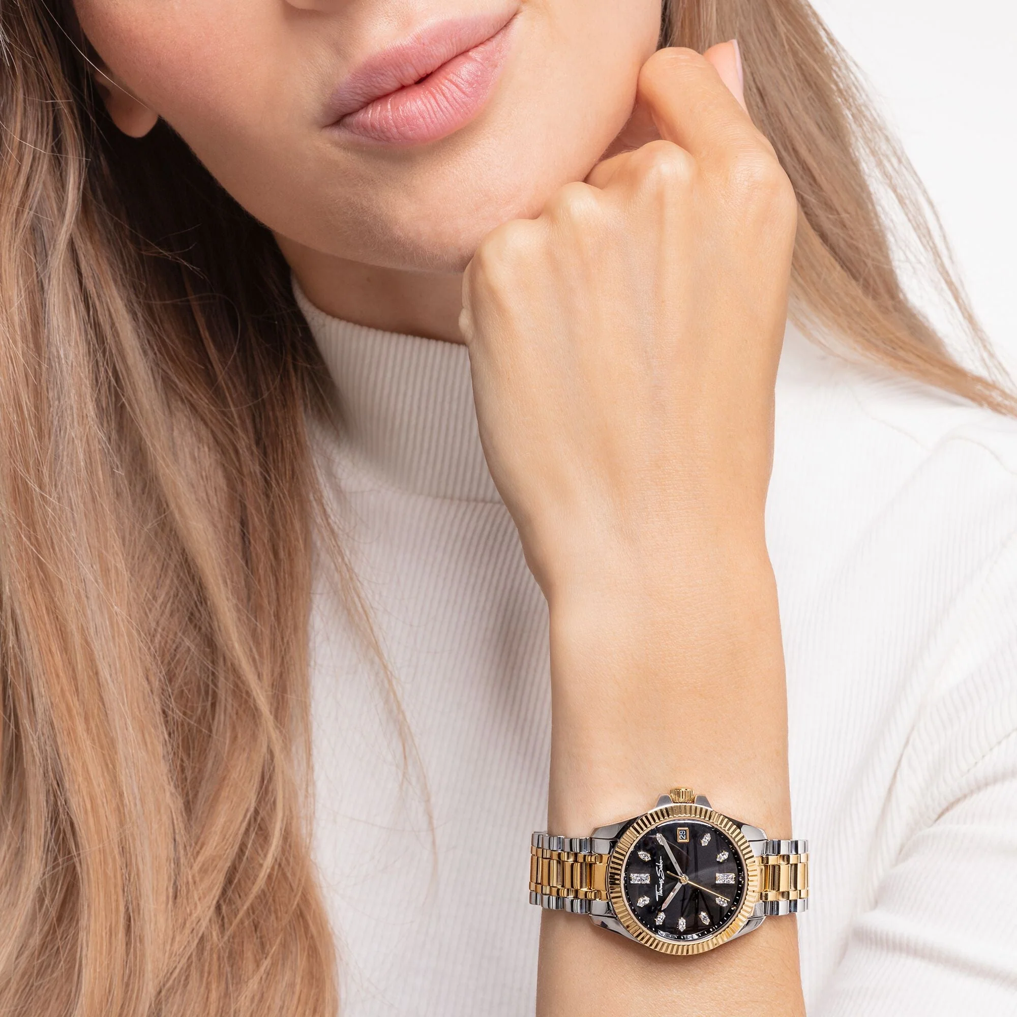 Thomas Sabo Silver and Gold Ladies Watch - Image 2