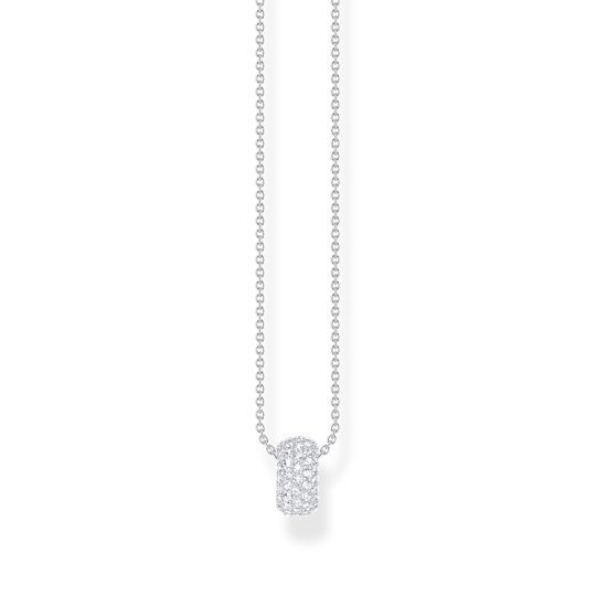 Thomas Sabo Silver Pave Ring Pendant Necklace