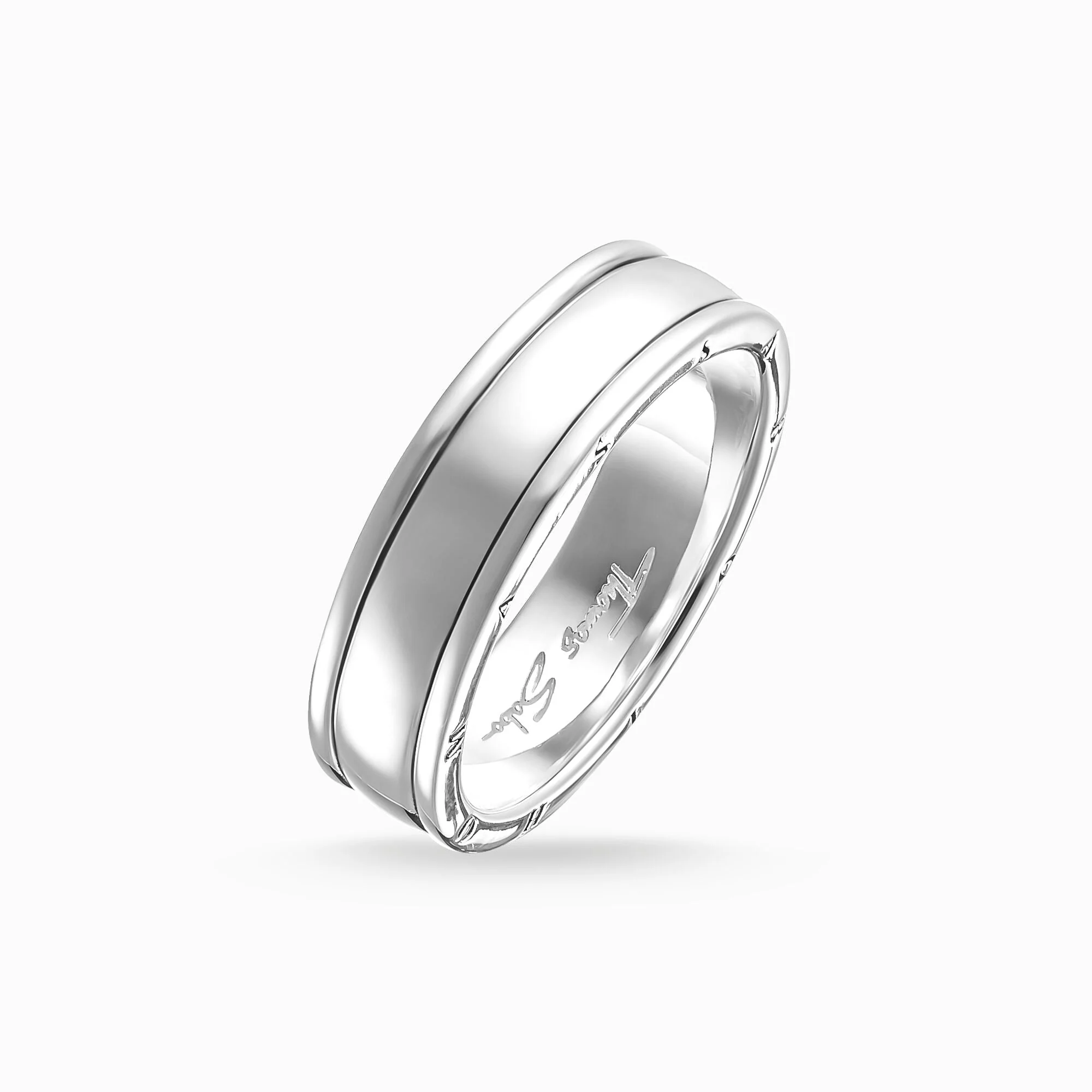 Thomas Sabo Silver Sleek Band Ring - Image 3