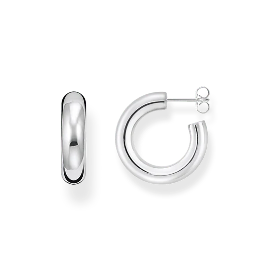 Thomas Sabo Silver Chunky Hoop Earrings