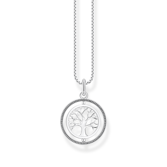 Thomas Sabo Silver Tree of Love Spinning Pendant Necklace - Image 3