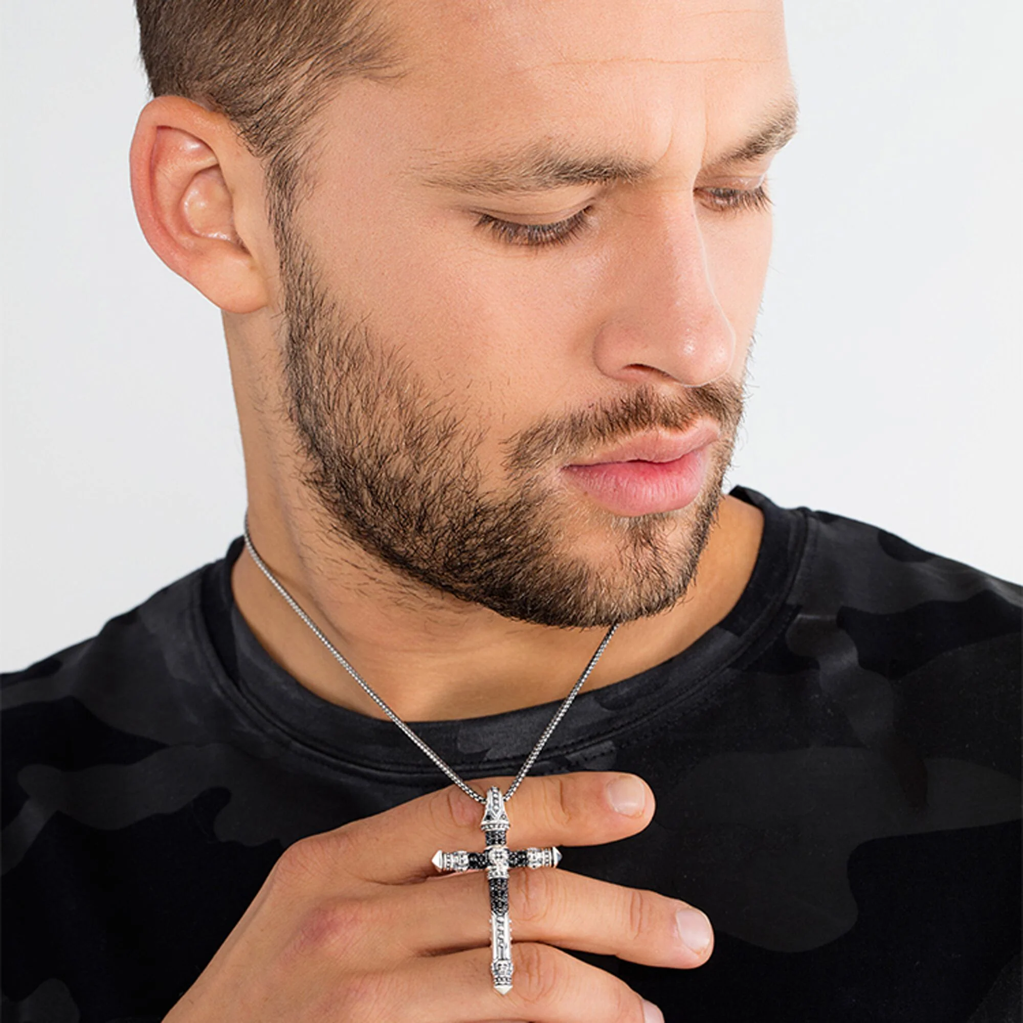 Thomas Sabo Silver Blackened Venezia Chain Necklace - Image 2