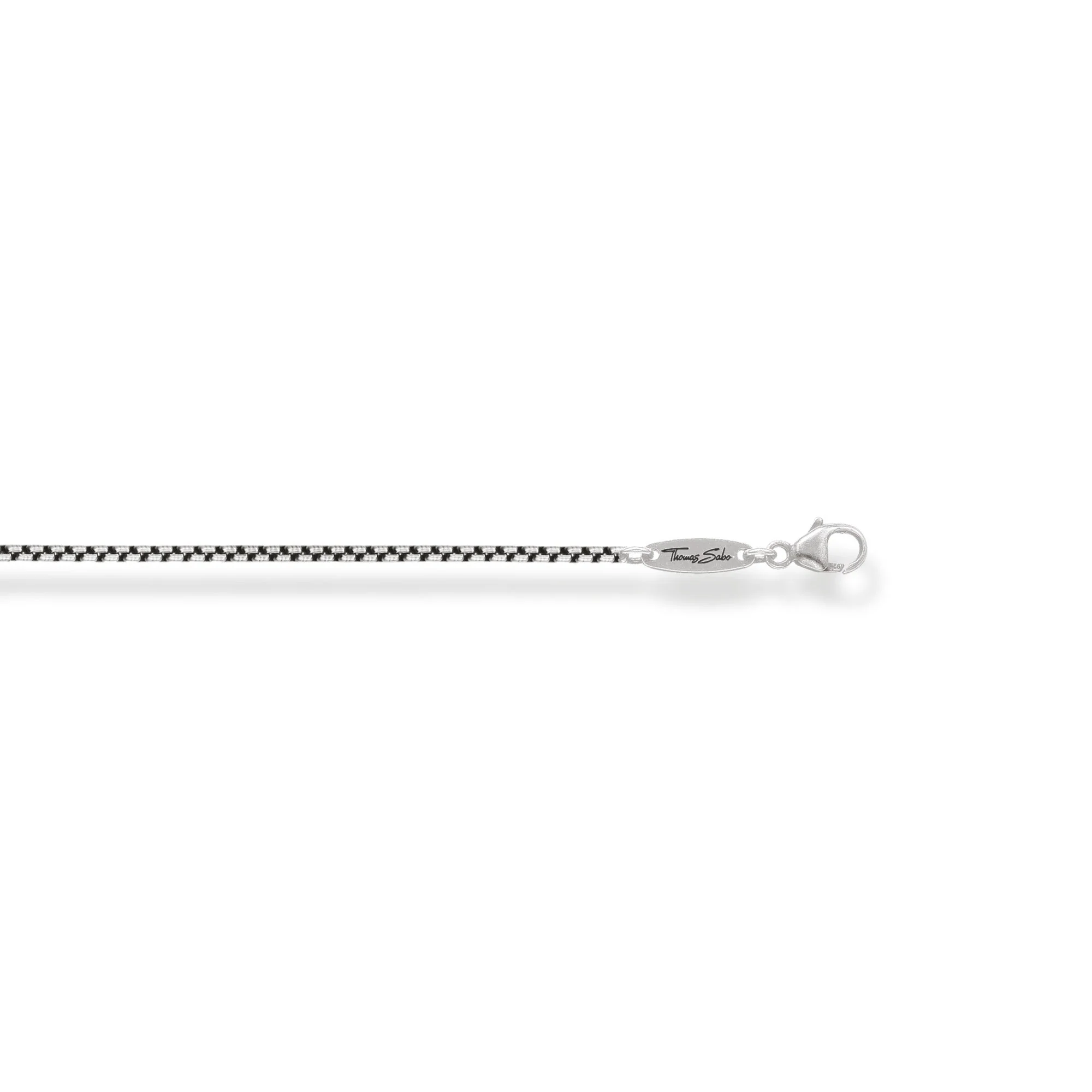 Thomas Sabo Silver Blackened Venezia Chain Necklace - Image 3