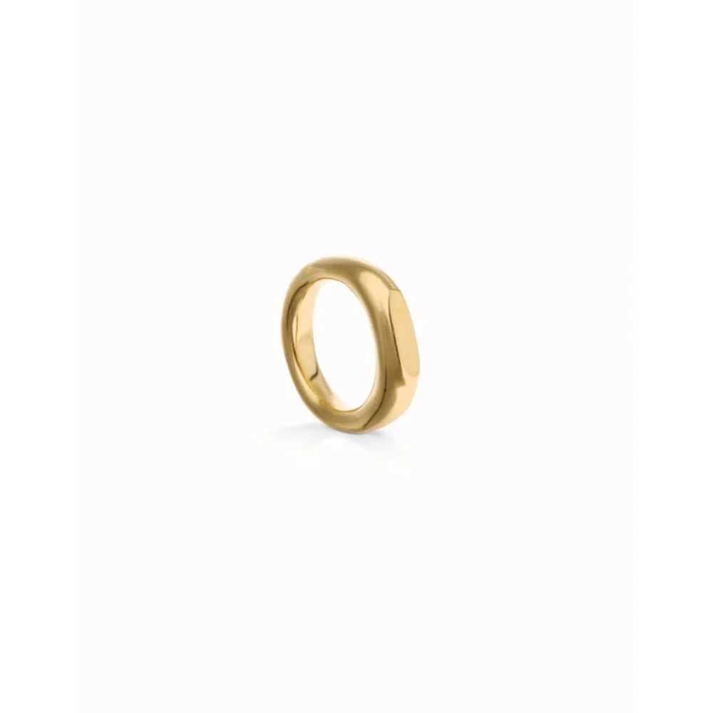 Unode50 18K Gold Plated Geometric Ring