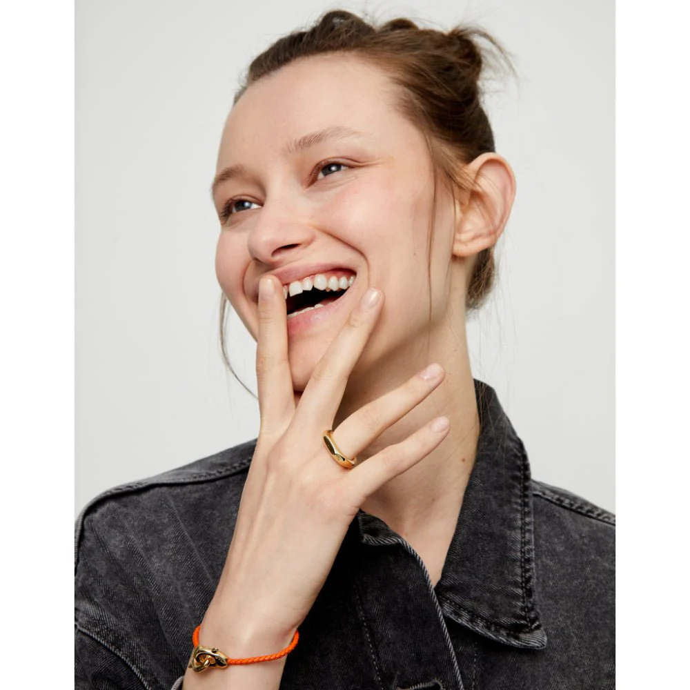 Unode50 18K Gold Plated Geometric Ring - Image 2