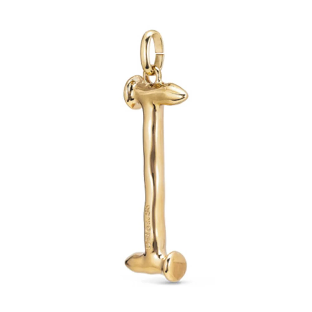 UNOde50 Gold Letter I Pendant - Image 2
