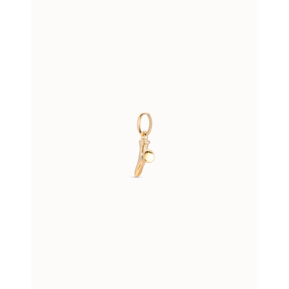Unode50 18K Gold Plated Medium Y Initial Charm - Image 2