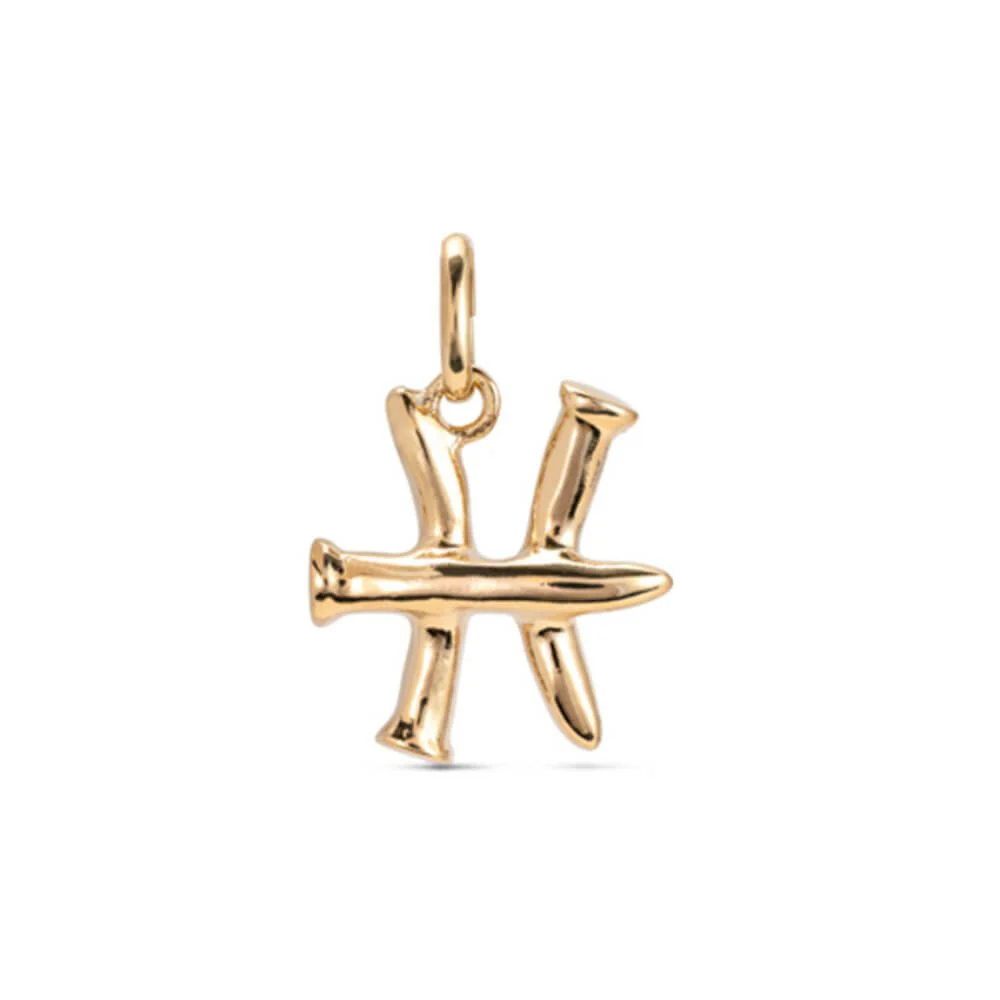 UNOde50 Gold Pisces Shaped Charm