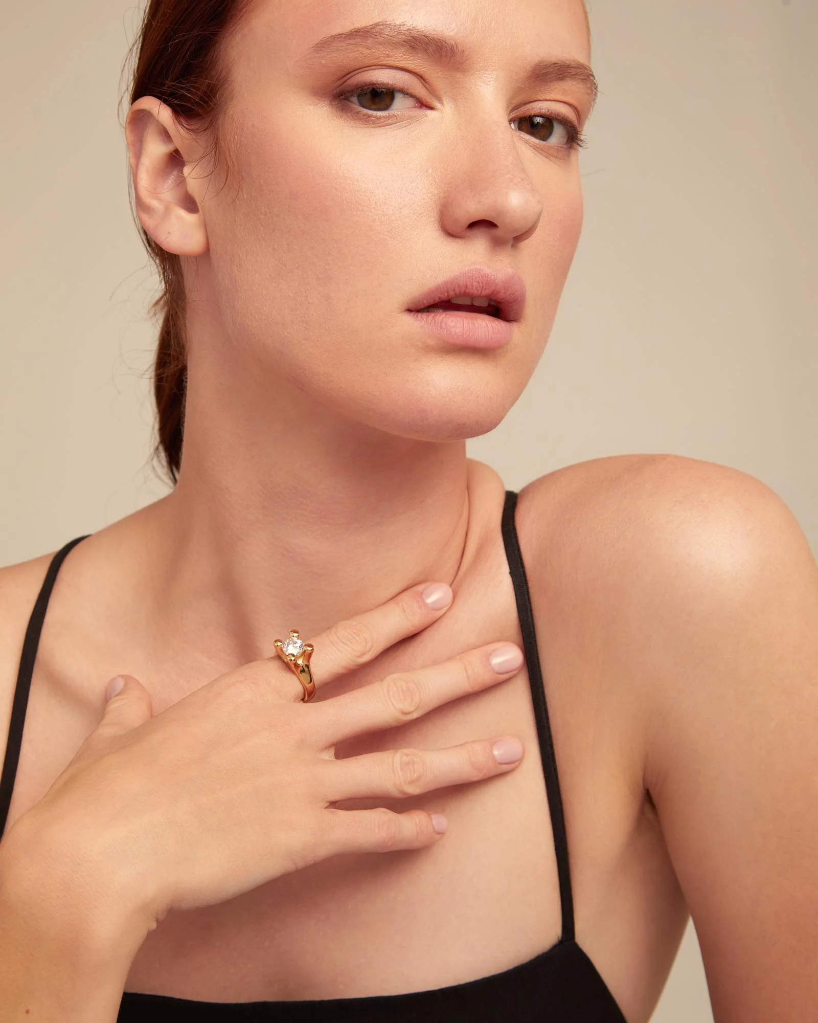 UNOde50 Gold Anima Spiritual Ring - Image 2