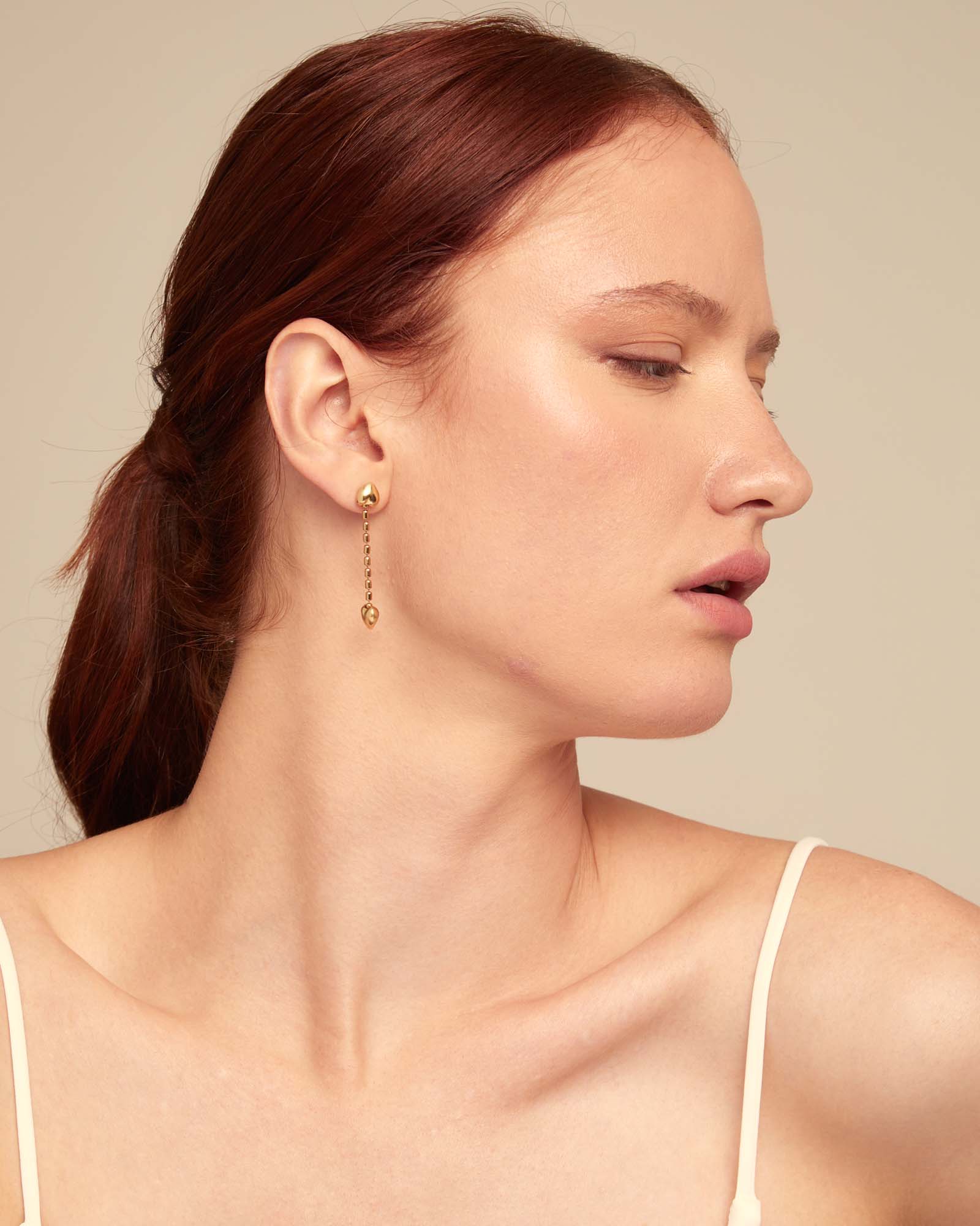UNOde50 Gold Cupido Beloved Earrings - Image 4