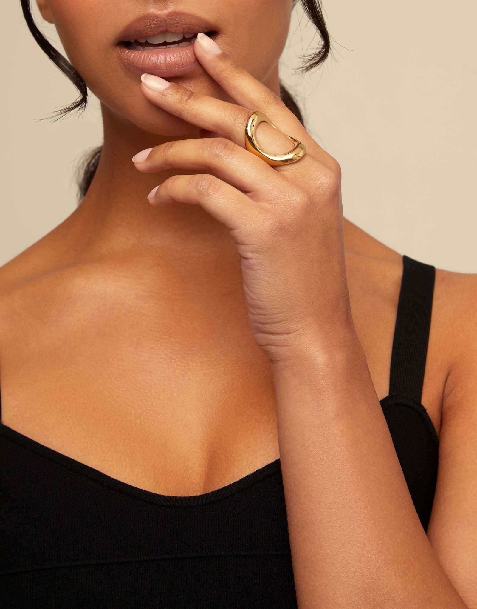 UNOde50 Gold The One Grateful Ring - Image 2