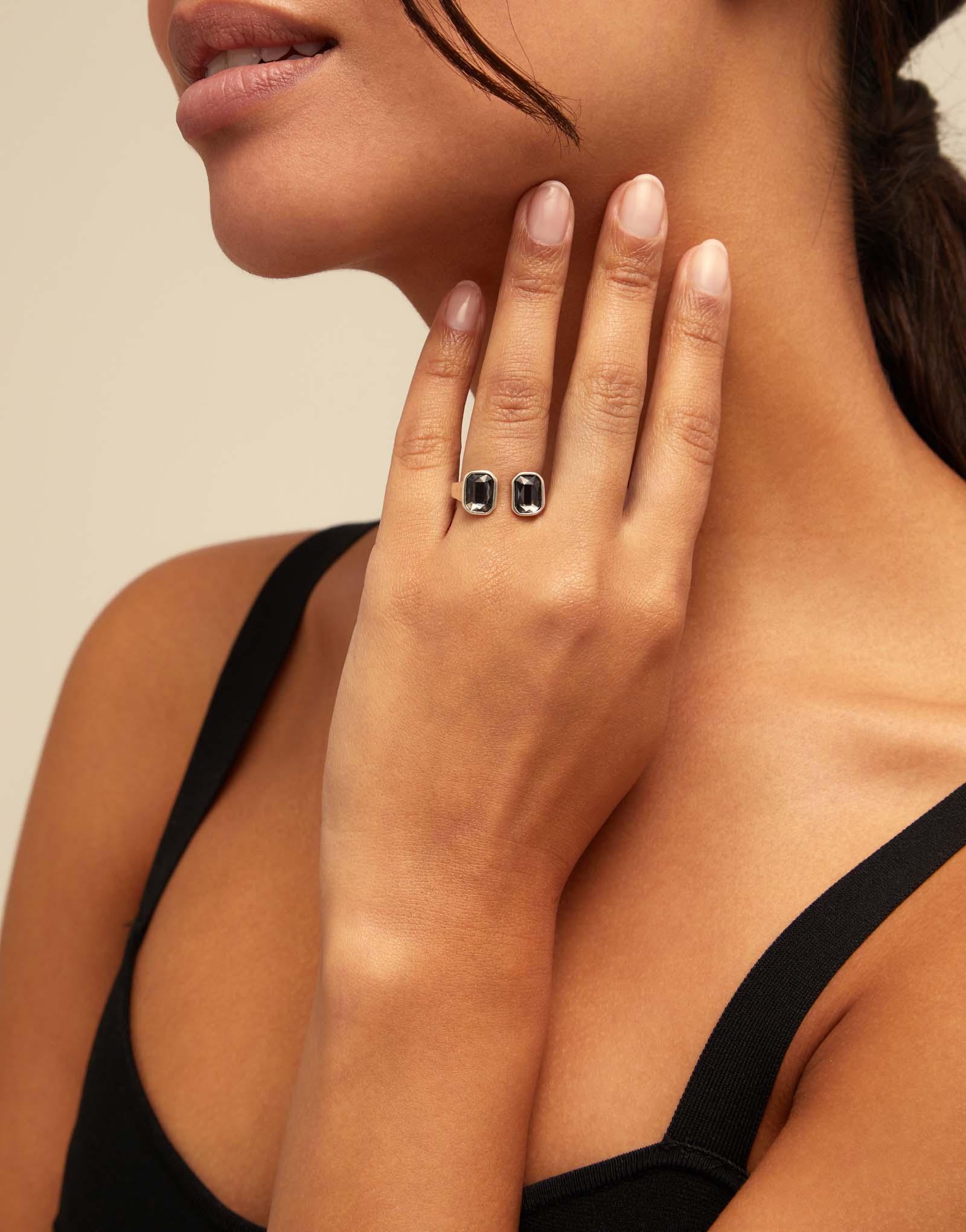 UNOde50 Silver Closing doors Confident Ring - Image 4