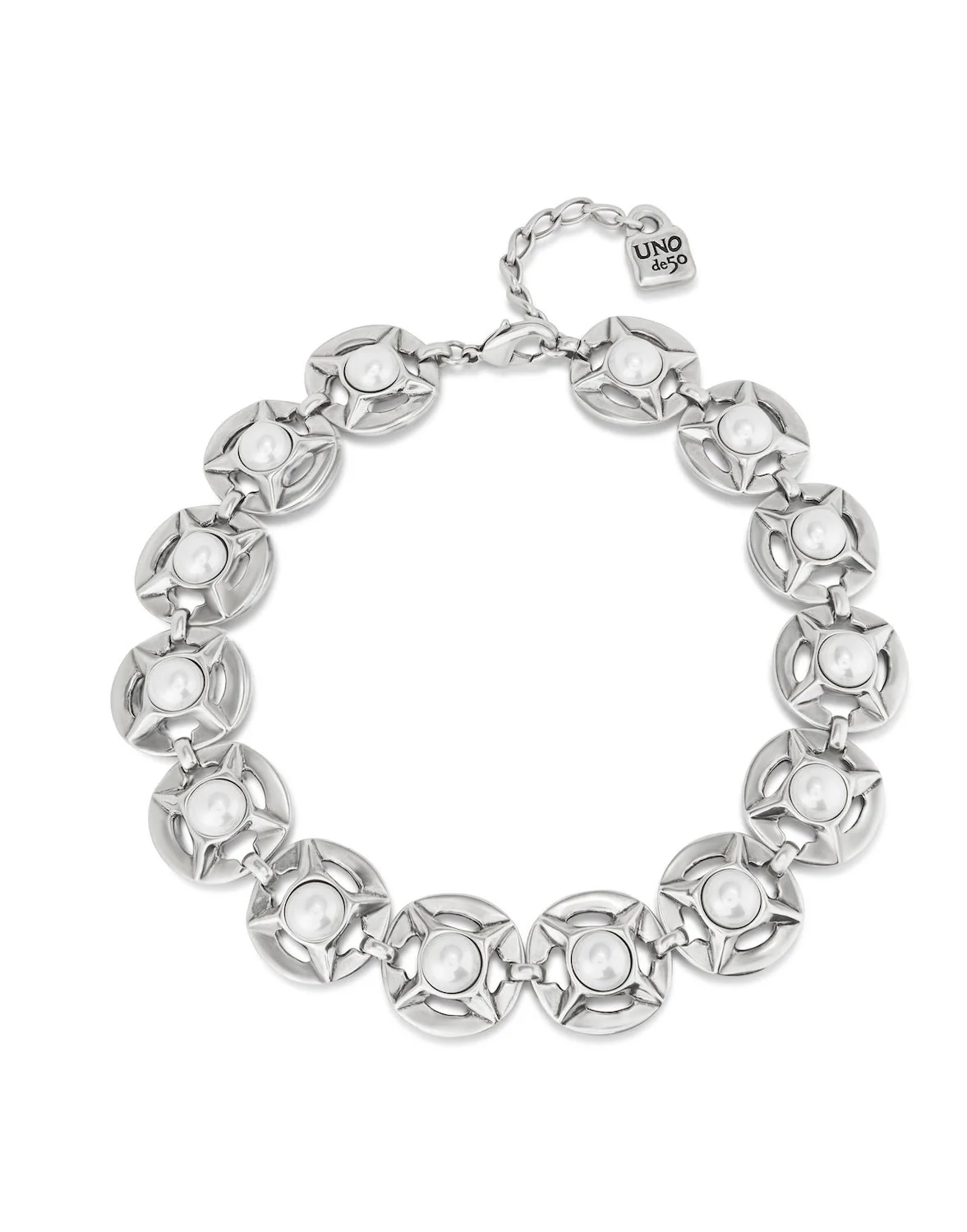 UNOde50 Silver Creative Creative Necklace