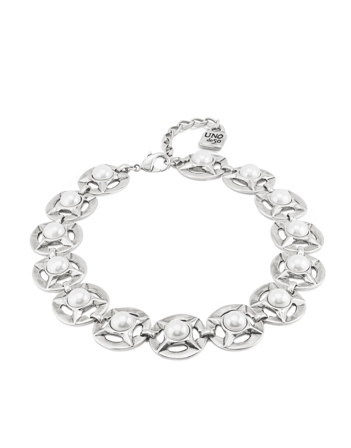 UNOde50 Silver Creative Creative Necklace - Image 3