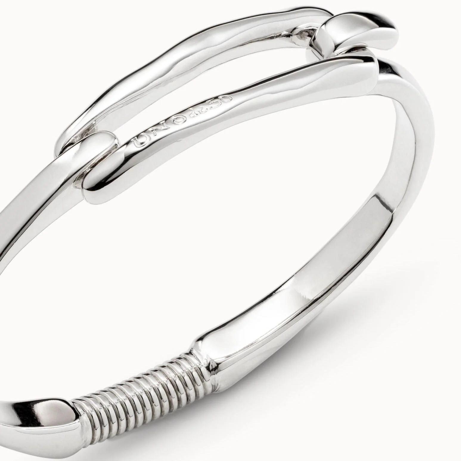 UNOde50 Silver Tied Bracelet - Image 4