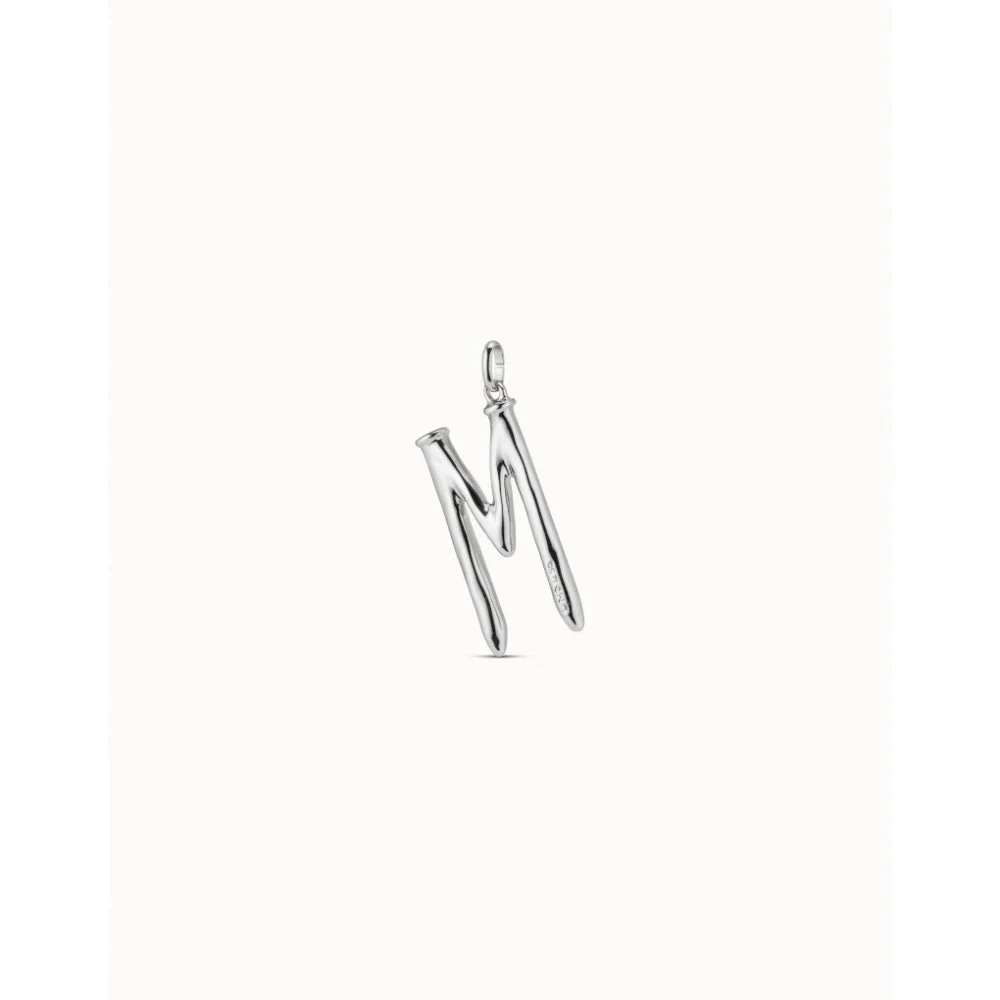 Unode50 Sterling Silver Large M Initial Charm - Image 3