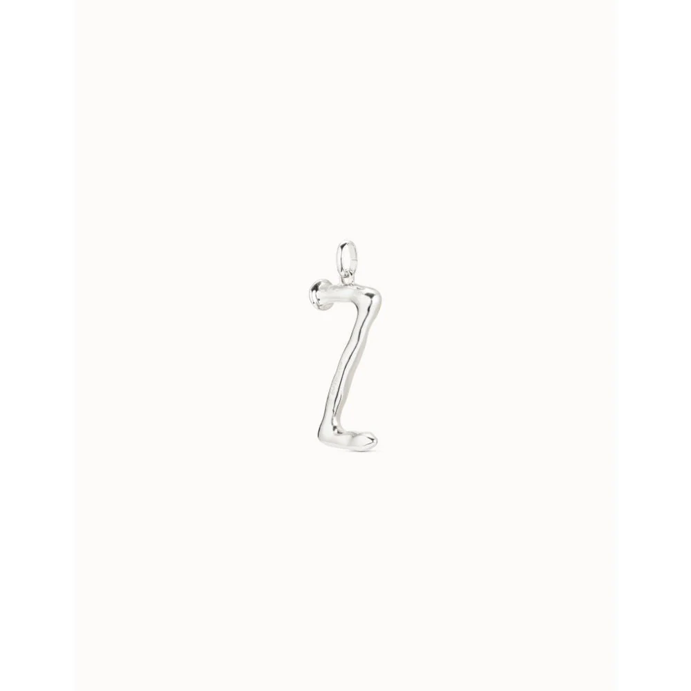 Unode50 Sterling Silver Large Z Initial Charm - Image 2