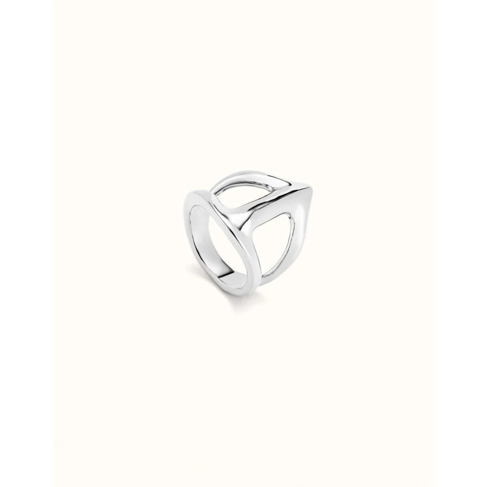 Unode50 Sterling Silver Manta Ray - Shaped Ring - Image 3