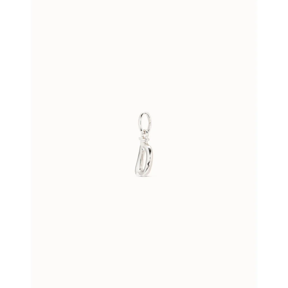 Unode50 Sterling Silver Medium D Initial Charm - Image 2