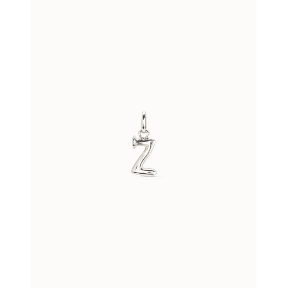 Unode50 Sterling Silver Medium Z Initial Charm