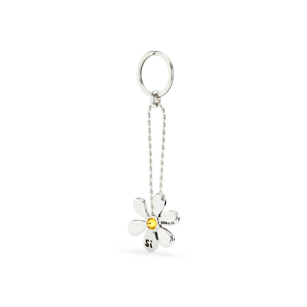 UNOde50 Silver Flower Key-Ring