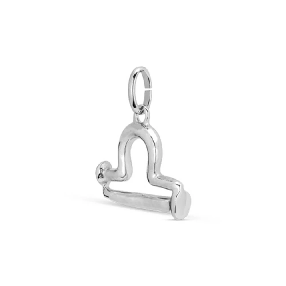 UNOde50 Silver Libra Shaped Charm - Image 2