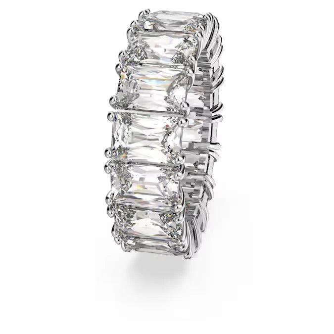 Swarovski Silver Matrix Vittore Wide Ring - Image 3