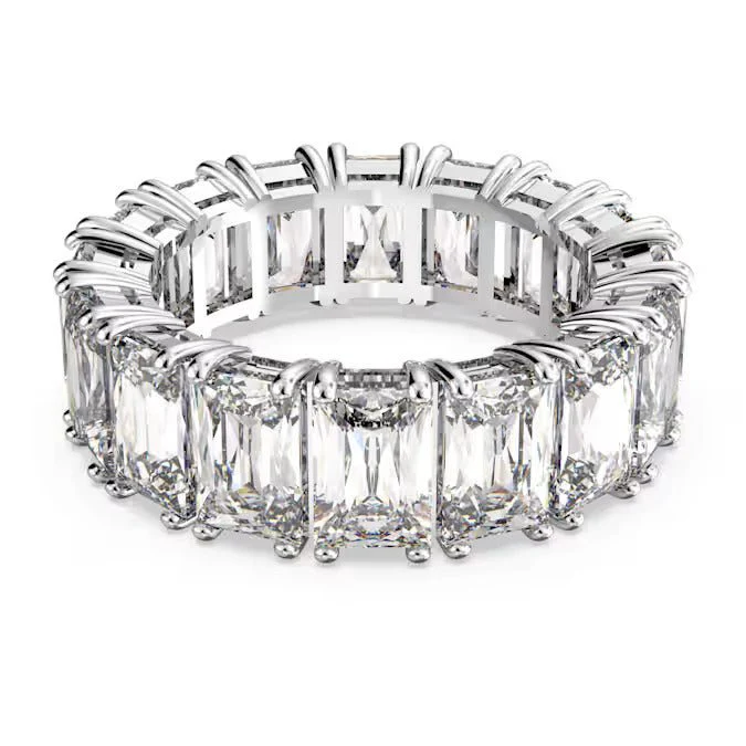 Swarovski Silver Matrix Vittore Wide Ring - Image 5