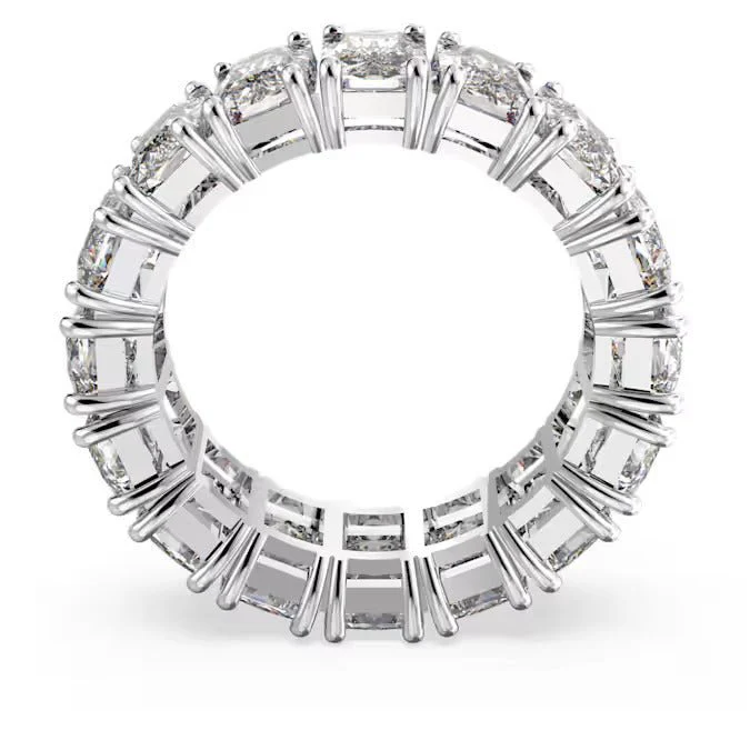 Swarovski Silver Matrix Vittore Wide Ring - Image 7